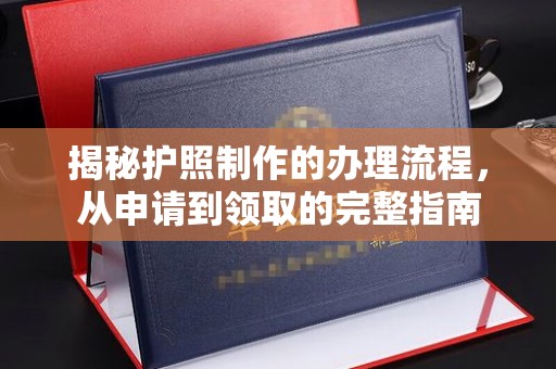 定边揭秘护照制作的办理流程，从申请到领取的完整指南