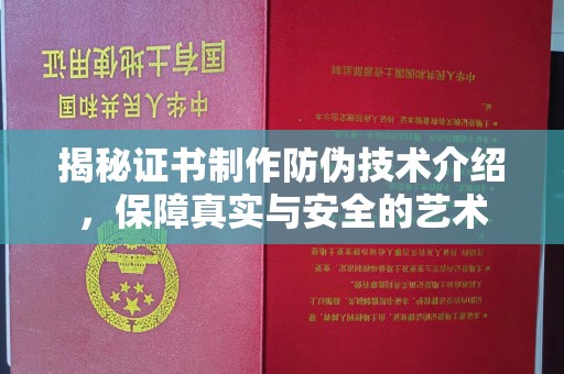 定边揭秘证书制作防伪技术介绍，保障真实与安全的艺术