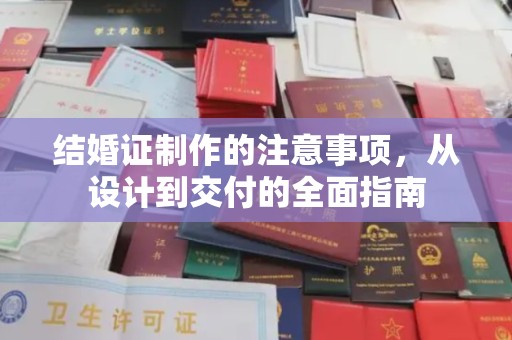 定边结婚证制作的注意事项，从设计到交付的全面指南